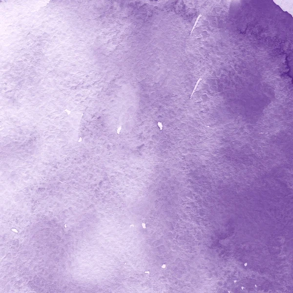 Peinture Aquarelle Violette Texture Fond Abstrait — Photo