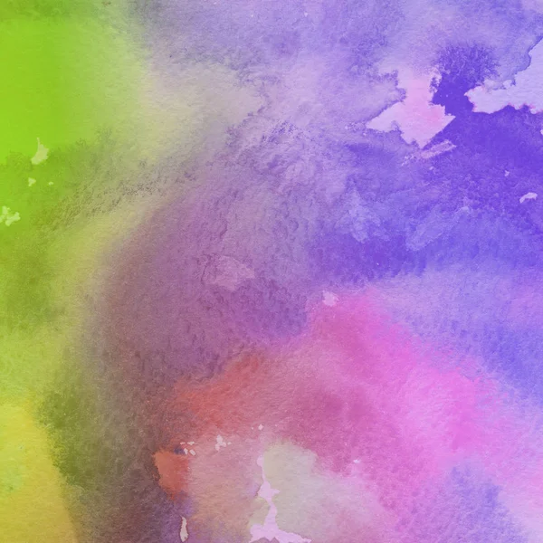 Multicolor Streszczenie Tło Akwarela Tekstury — Zdjęcie stockowe