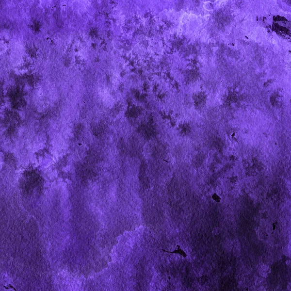 Фиолетовая Акварельная Краска Текстура Абстрактный Фон — стоковое фото