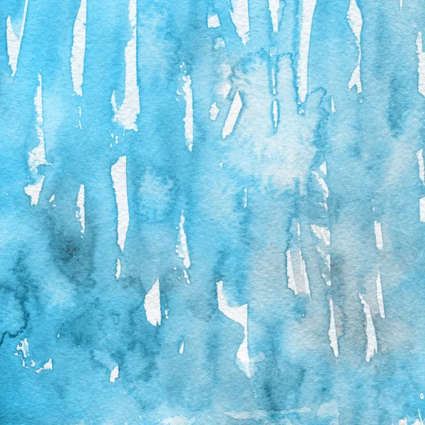 Fond Abstrait Bleu Avec Texture Peinture Aquarelle — Photo