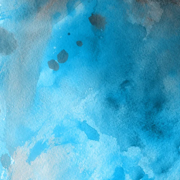 sulu boya boyama doku ile mavi arka plan