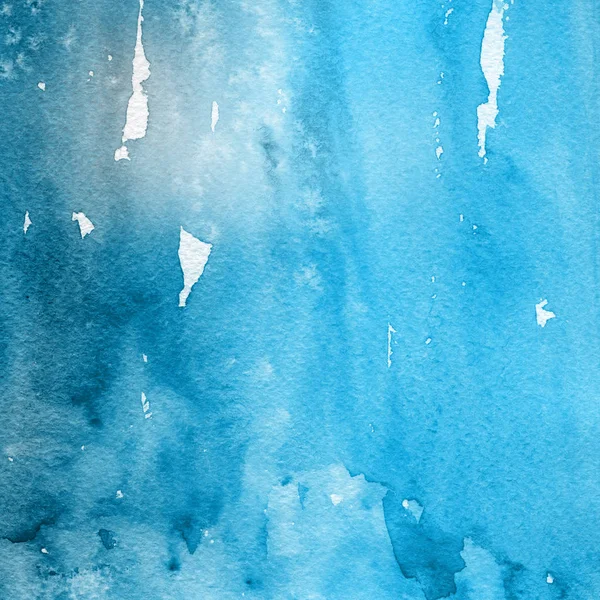 Blue Abstract Background Watercolor Paint Texture — Stock Photo, Image