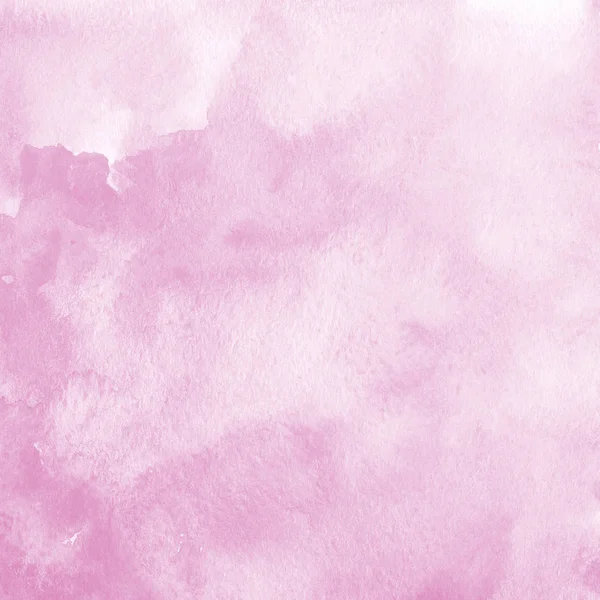 Roze Aquarel Verf Textuur Abstracte Achtergrond — Stockfoto
