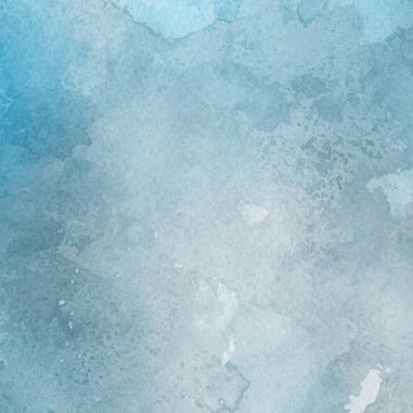 sulu boya boyama doku ile mavi arka plan