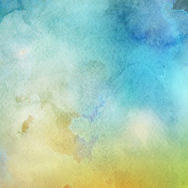 sulu boya boyama doku ile çok renkli arka plan