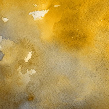 sulu boya boyama doku ile sarı arka plan