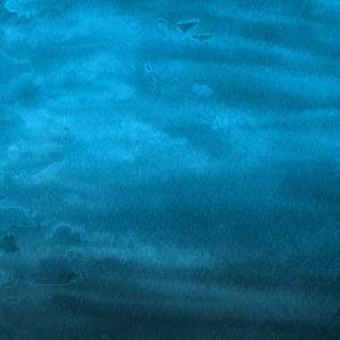 sulu boya boyama doku ile mavi arka plan