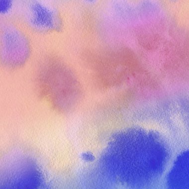 sulu boya boyama doku ile çok renkli arka plan