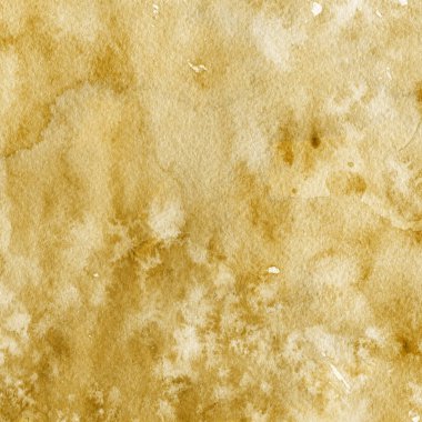 sulu boya boyama doku ile koyu sarı arka plan