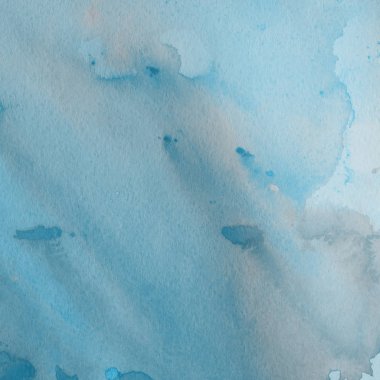 sulu boya boyama doku ile mavi arka plan