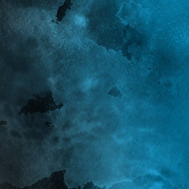 sulu boya boyama doku ile mavi arka plan