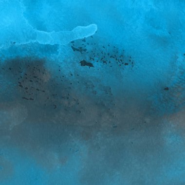 sulu boya boyama doku ile mavi arka plan