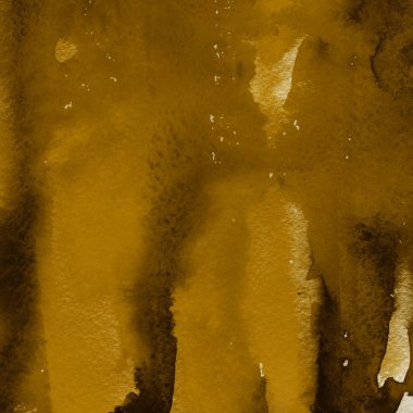 sulu boya boyama doku ile sarı arka plan