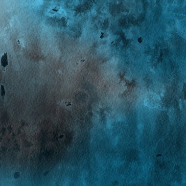 sulu boya boyama doku ile mavi arka plan