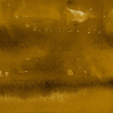 sulu boya boyama doku ile koyu sarı arka plan