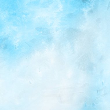 sulu boya boyama doku ile mavi arka plan