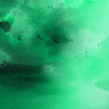 suluboya desenli yeşil soyut arkaplan