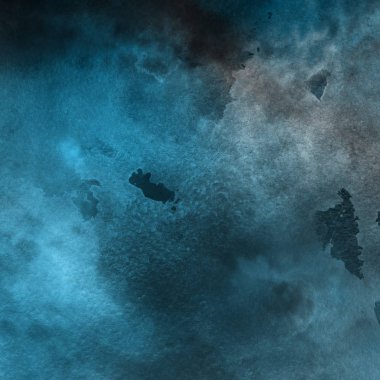 sulu boya boyama doku ile mavi arka plan