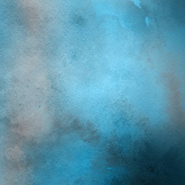 sulu boya boyama doku ile mavi arka plan