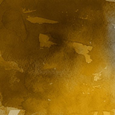 sulu boya boyama doku ile sarı arka plan