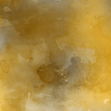 sulu boya boyama doku ile koyu sarı arka plan