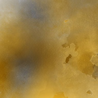 sulu boya boyama doku ile koyu sarı arka plan