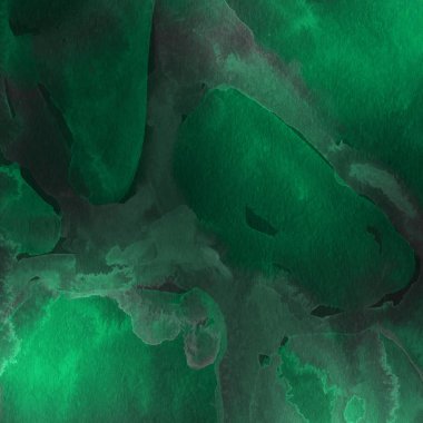 suluboya desenli yeşil soyut arkaplan