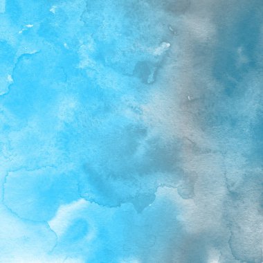 sulu boya boyama doku ile mavi arka plan