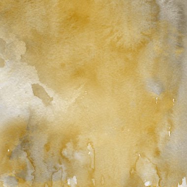 sulu boya boyama doku ile sarı arka plan