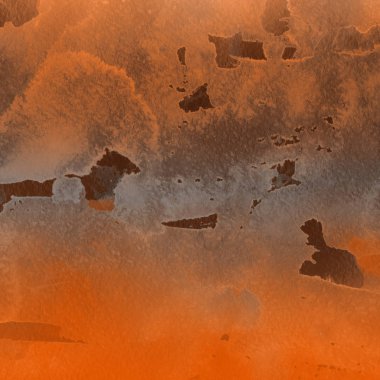 turuncu suluboya boya doku, arka plan