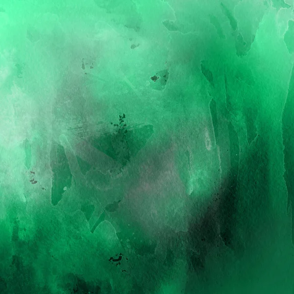 suluboya desenli yeşil soyut arkaplan