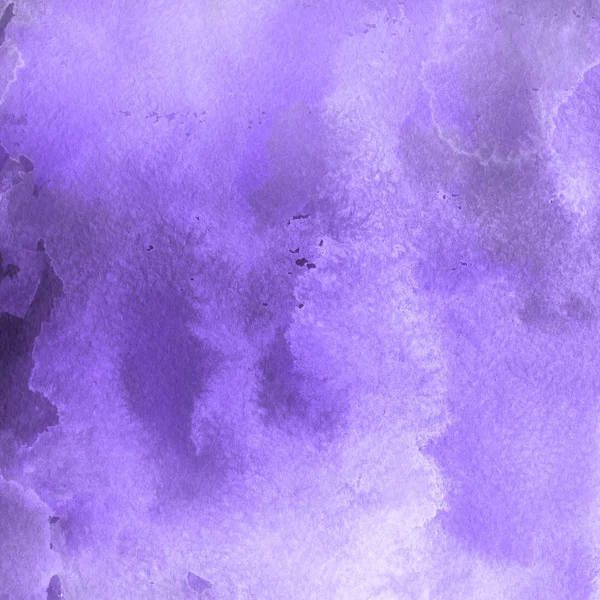 Violette Aquarellfarbe Textur Abstrakter Hintergrund — Stockfoto