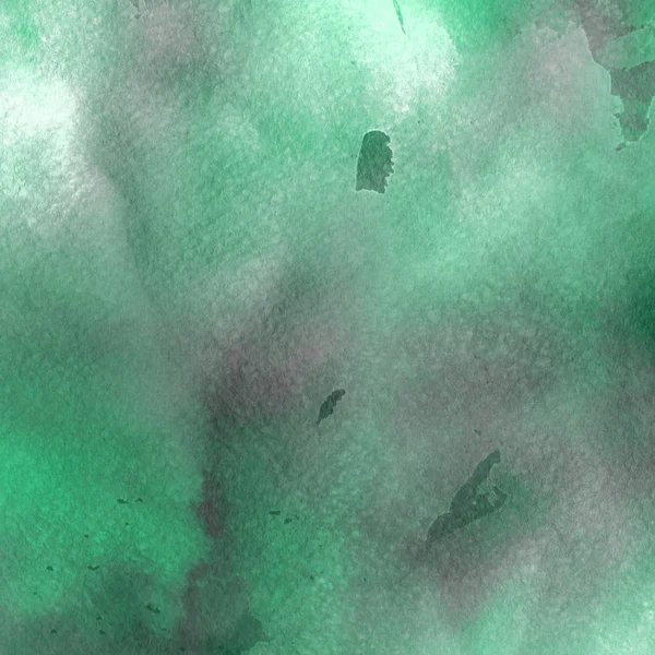 Suluboya Desenli Yeşil Soyut Arkaplan — Stok fotoğraf