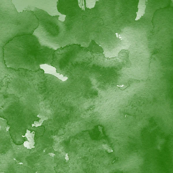 suluboya desenli yeşil soyut arkaplan