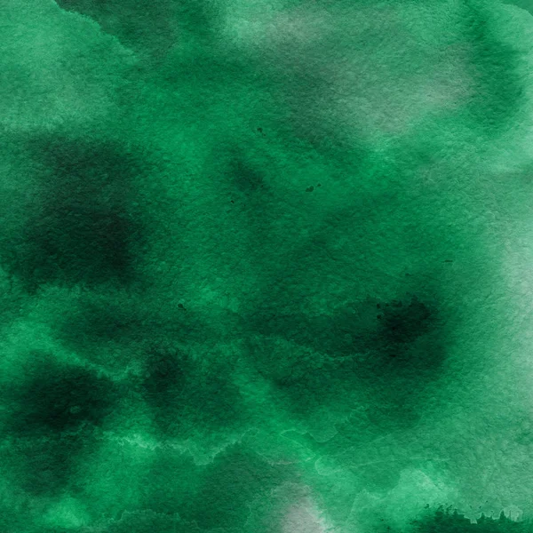 Green Abstract Background Watercolor Paint Texture — Stock Photo, Image