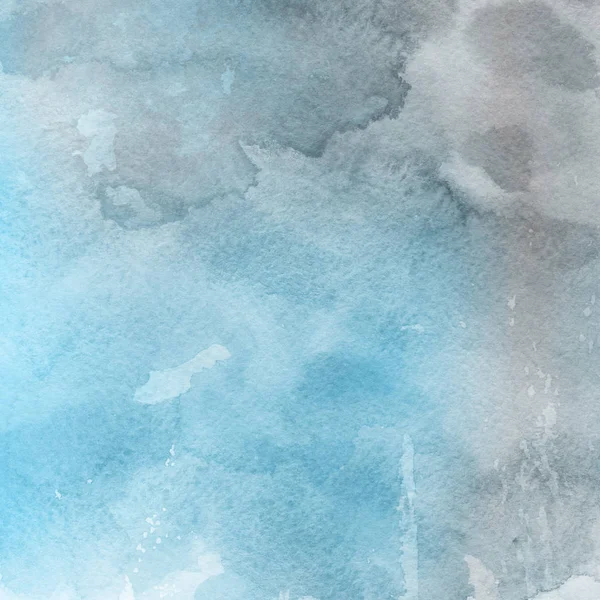 sulu boya boyama doku ile mavi arka plan