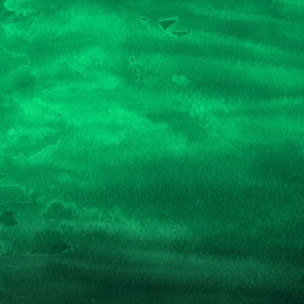 Fundo Abstrato Verde Com Textura Tinta Aquarela — Fotografia de Stock