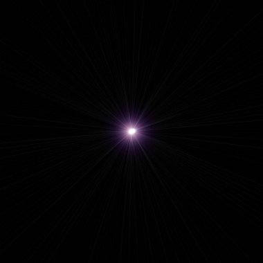 siyah gece arka plan üzerinde gerçekçi objektif parlama görsel etkisi. Uzay yıldızı. 