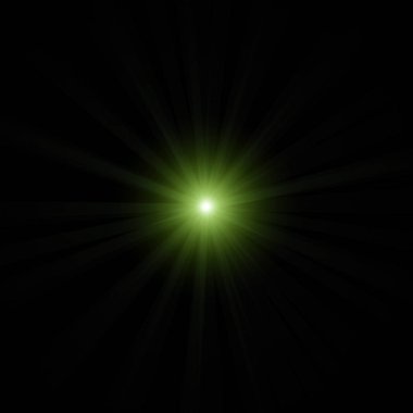 siyah gece arka plan üzerinde gerçekçi objektif parlama görsel etkisi. Uzay yıldızı. 