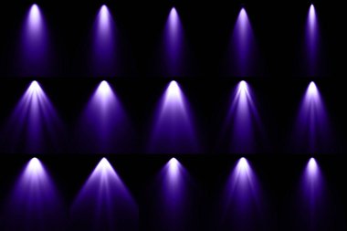 Mor siyah arka plan, Spot arka plan ışık