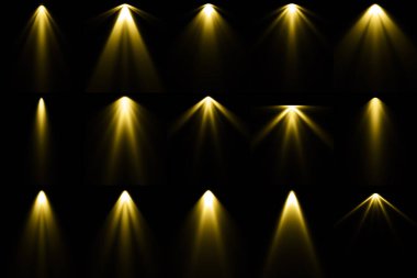 Siyah arka plan, Spot arka plan, sarı ışık