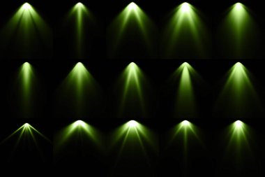 Siyah arka plan, Spot arka plan, yeşil ışık