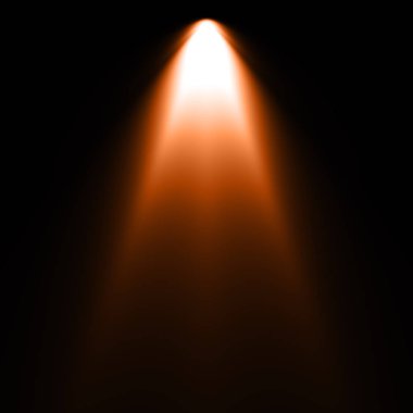 Turuncu Siyah arka plan, ışık Spot arka plan