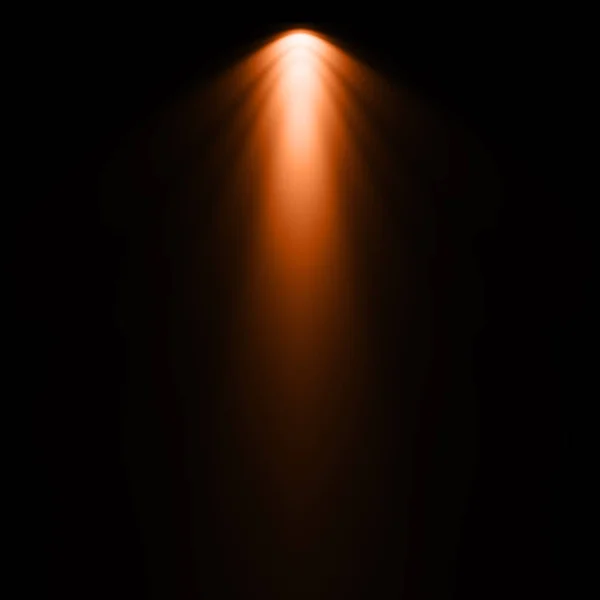 Orange Light Black Background Spotlight Background — Stock Photo, Image