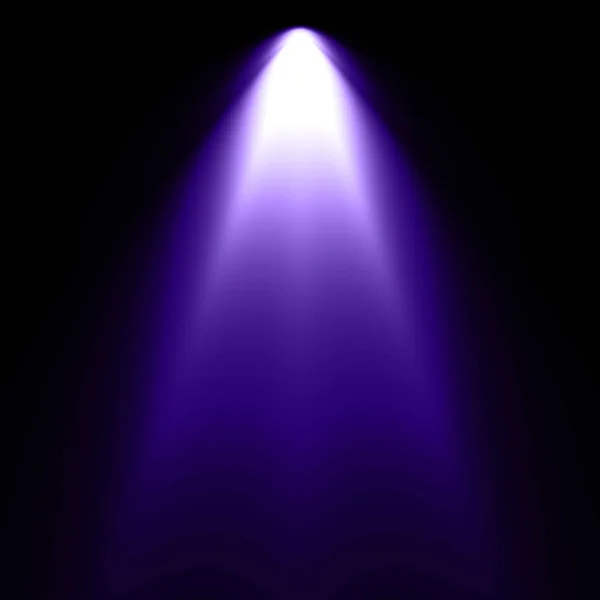 Violet Light Black Background Spotlight Background — Stock Photo, Image