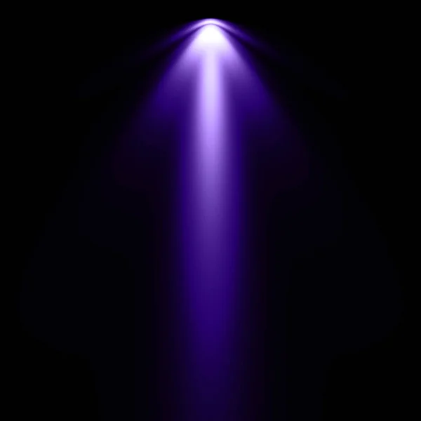 Violet Light Black Background Spotlight Background — Stock Photo, Image