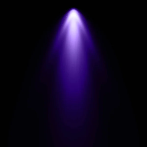 Violet Light Black Background Spotlight Background — Stock Photo, Image