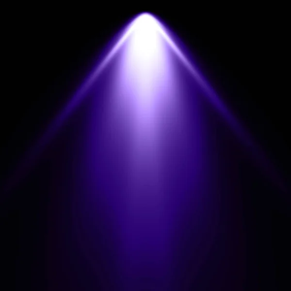 Фиолетовый Свет Черном Фоне Подсветка — стоковое фото