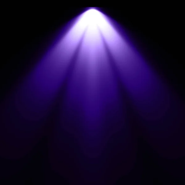 Violet Light Black Background Spotlight Background — Stock Photo, Image