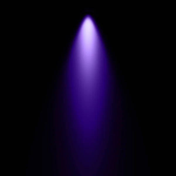 Violet Light Black Background Spotlight Background — Stock Photo, Image